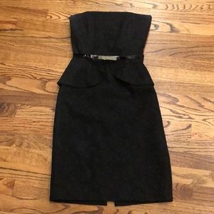 Strapless White House Black Market dress